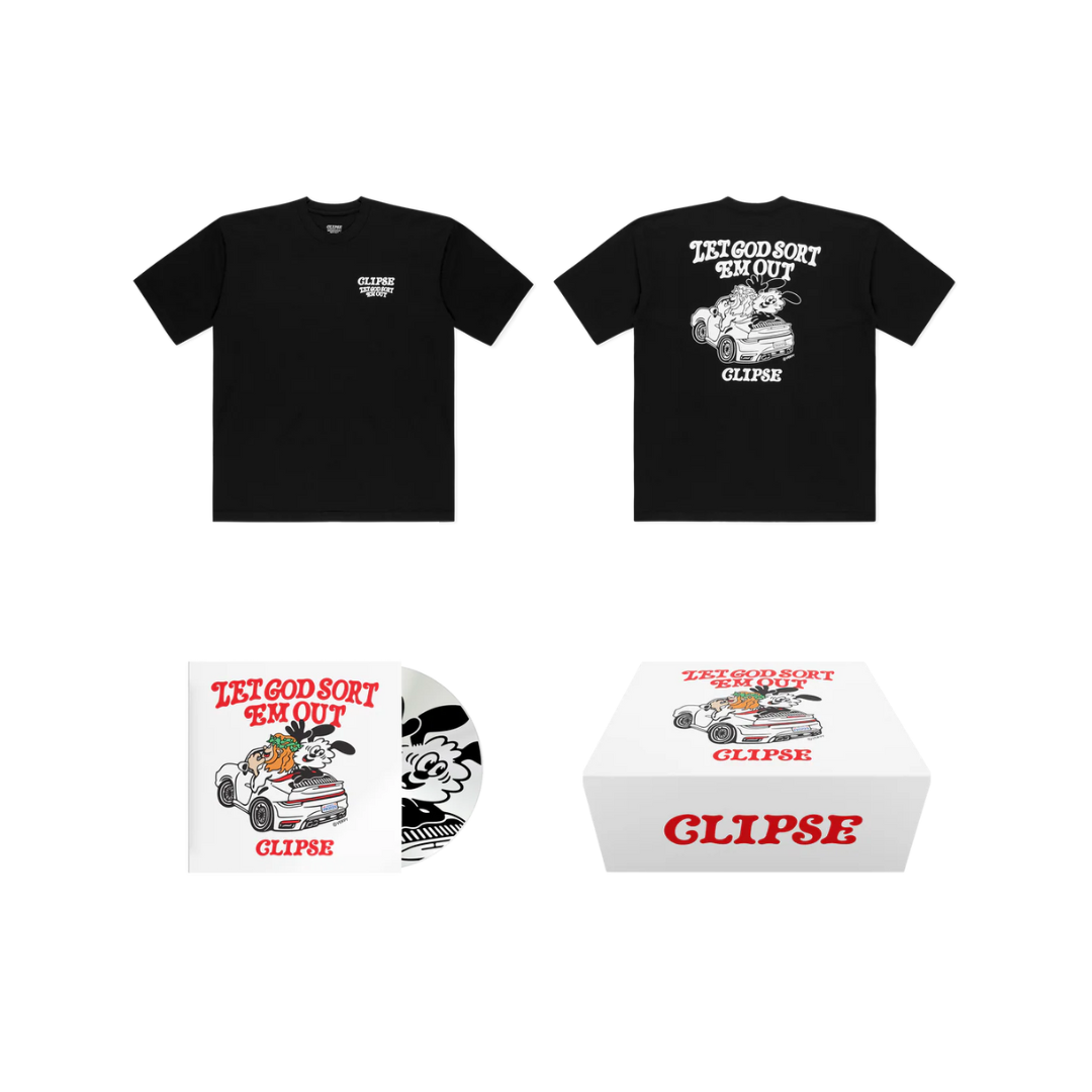 洋楽 VERDY X CLIPSE CD and TEE BOX SET VERDY X CLIPSE LET GOD SORT EM OUT TEE BOX SET 1 – Clipse