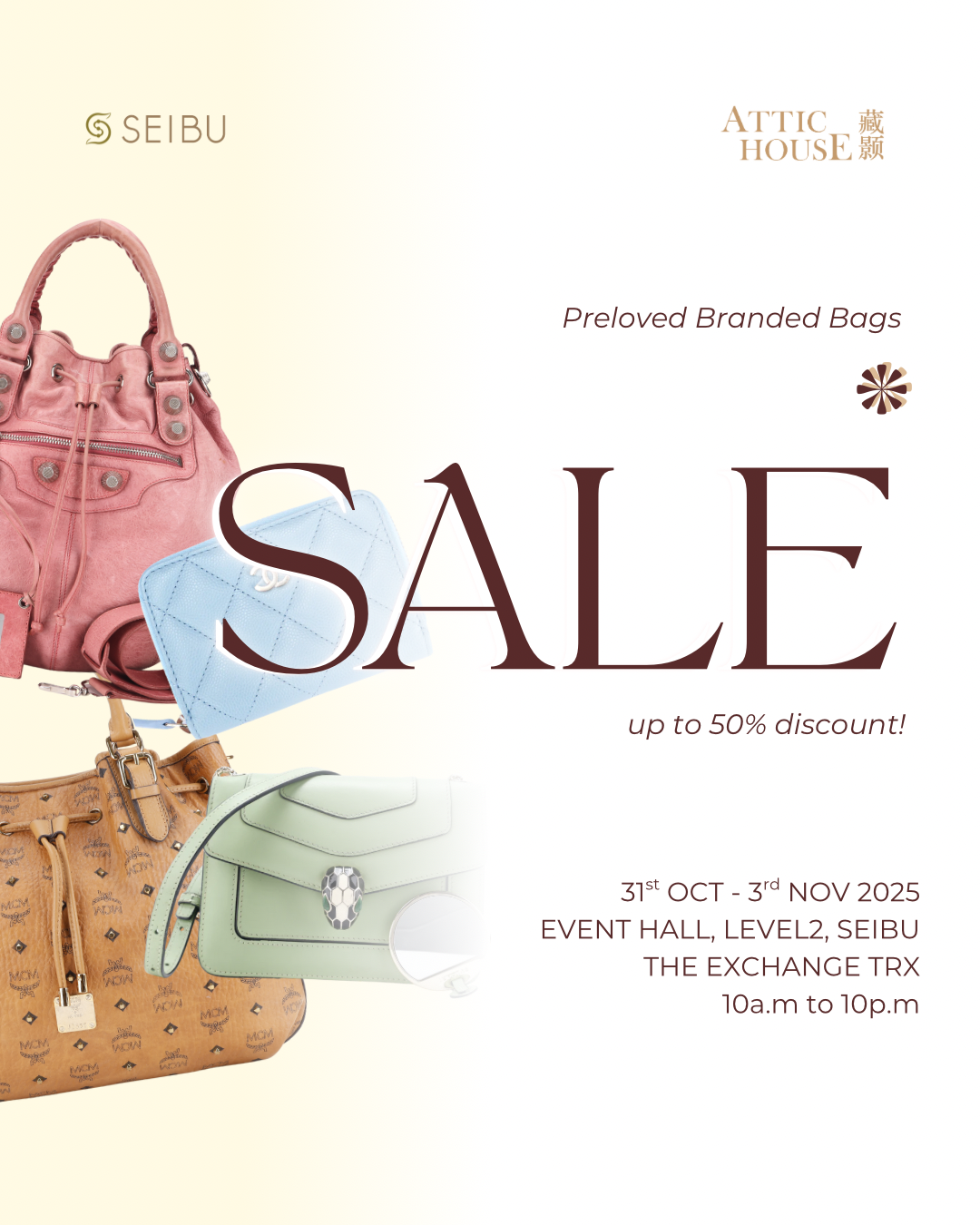 Attic House Preloved Branded Bags Sale