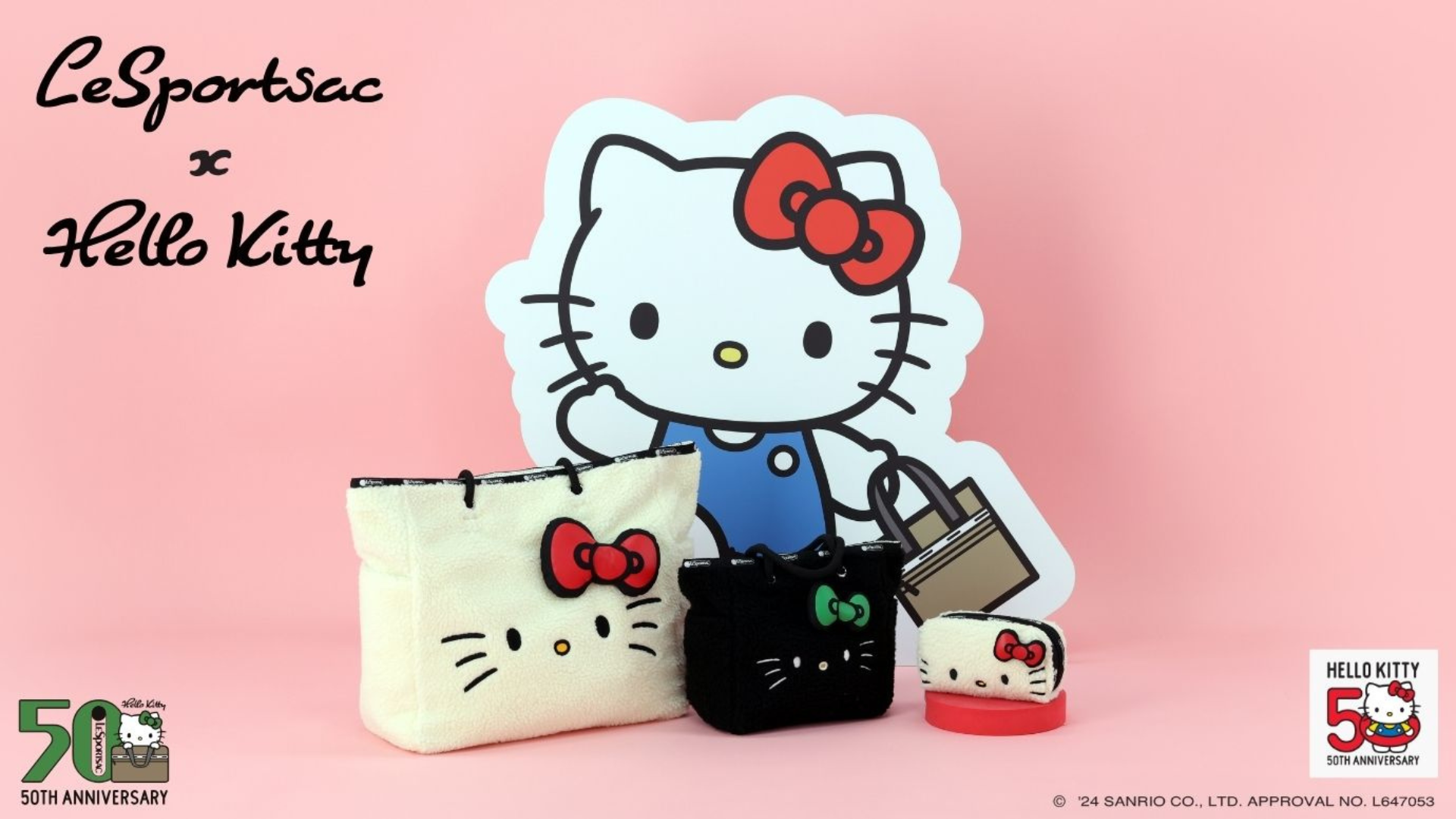 LeSportsac x Hello Kitty ウォレット LeSportsac X Hello Kitty Anniversary Zip Card Holder Japan