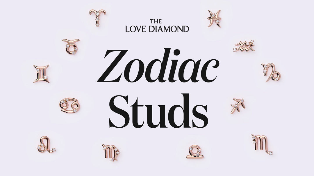 The Love Diamond: Zodiac Studs