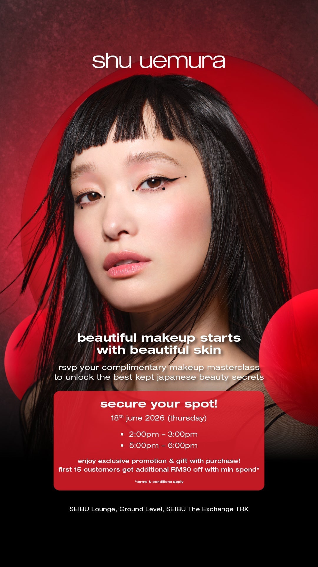 Shu Uemura Makeup Masterclass