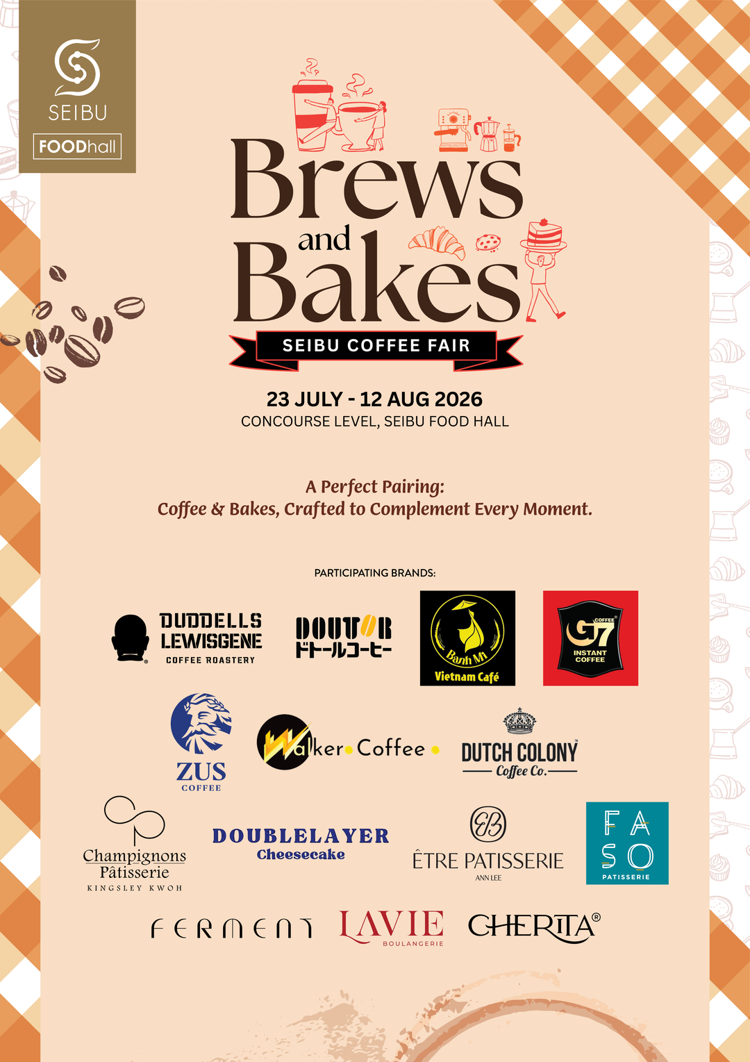 Brews and Bakes: SEIBU Coffee Fair