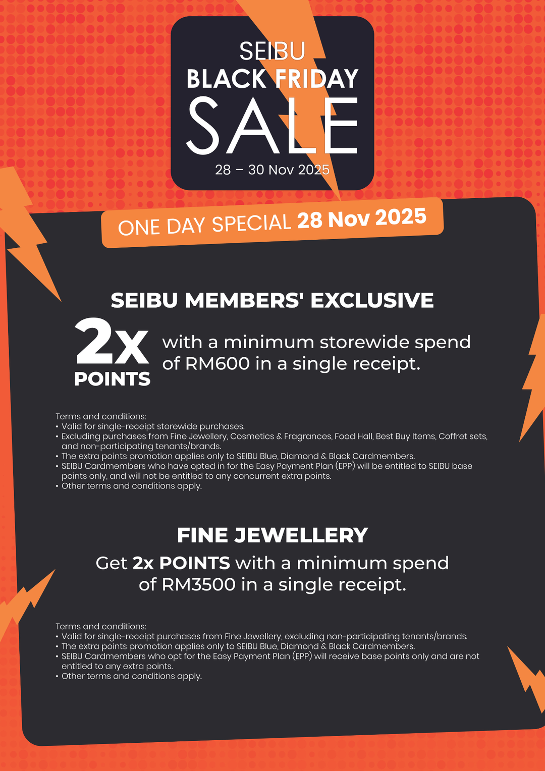 One-Day Special 28 Nov 2025
