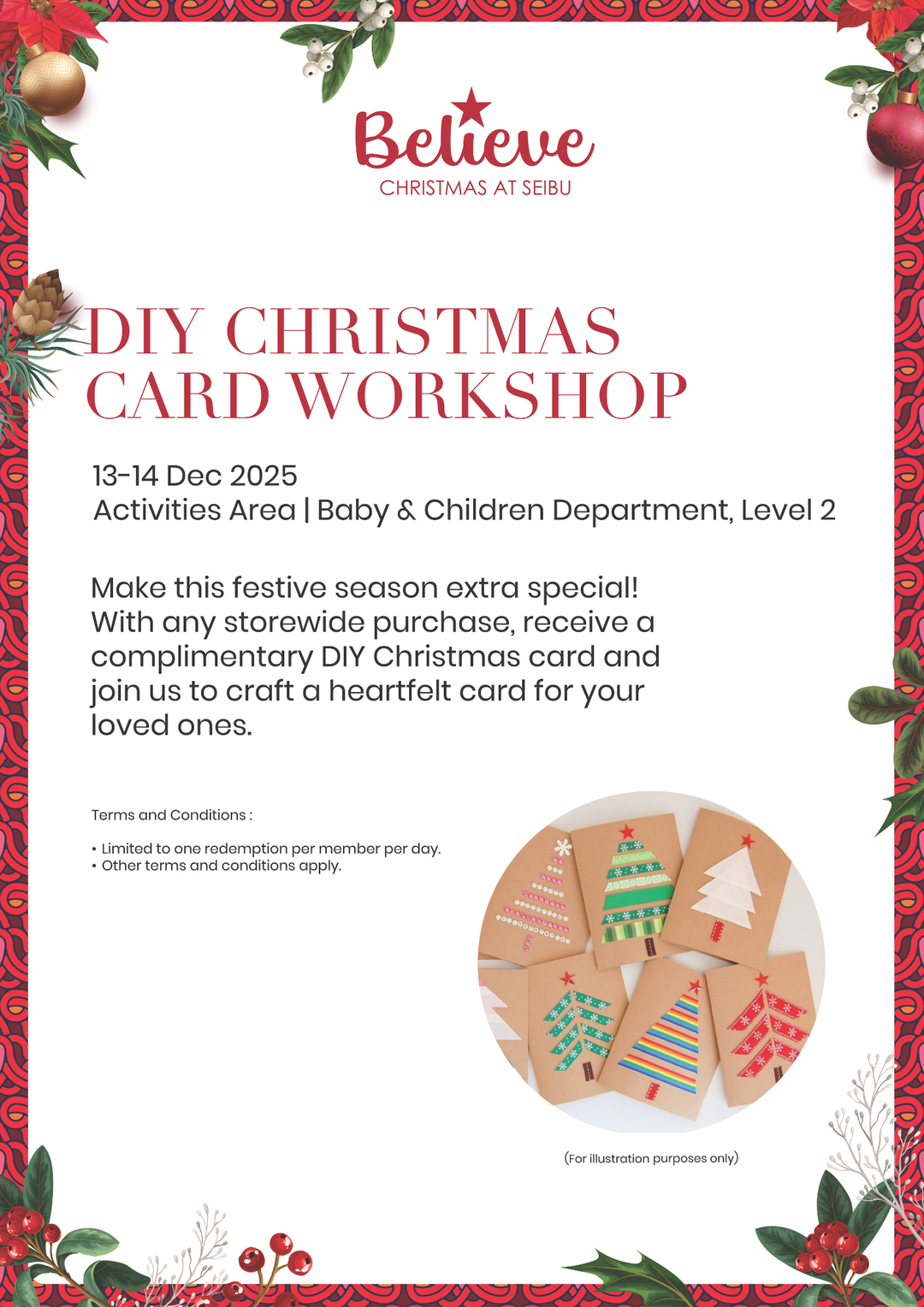 DIY Christmas Card Workshop