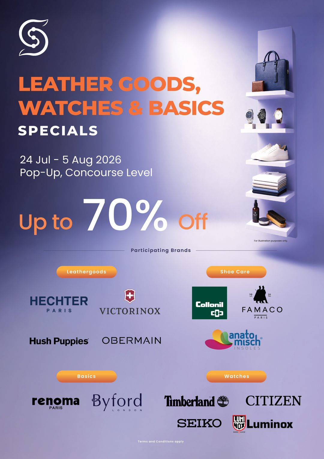 Leathergoods, Watches & Basics Specials