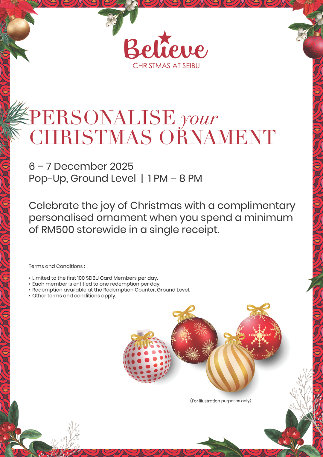 Personalise Your Christmas Ornament