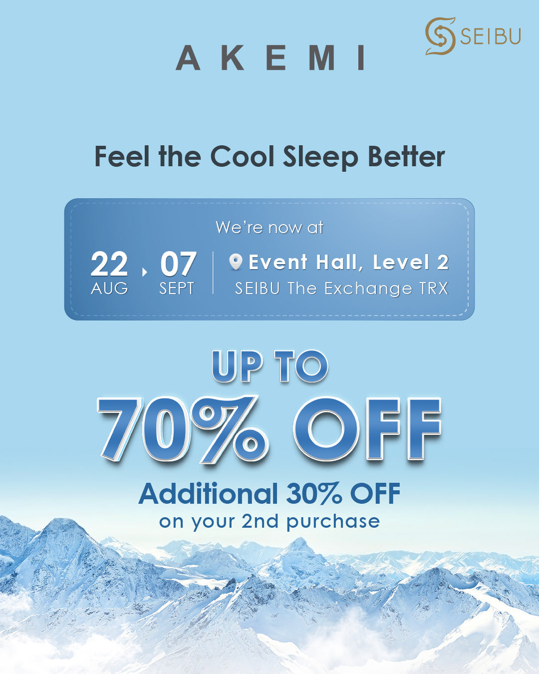 AKEMI Feel The Cool Sleep Better