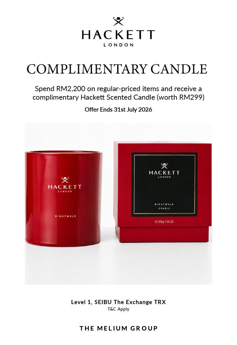 Hackett Complimentary Candle