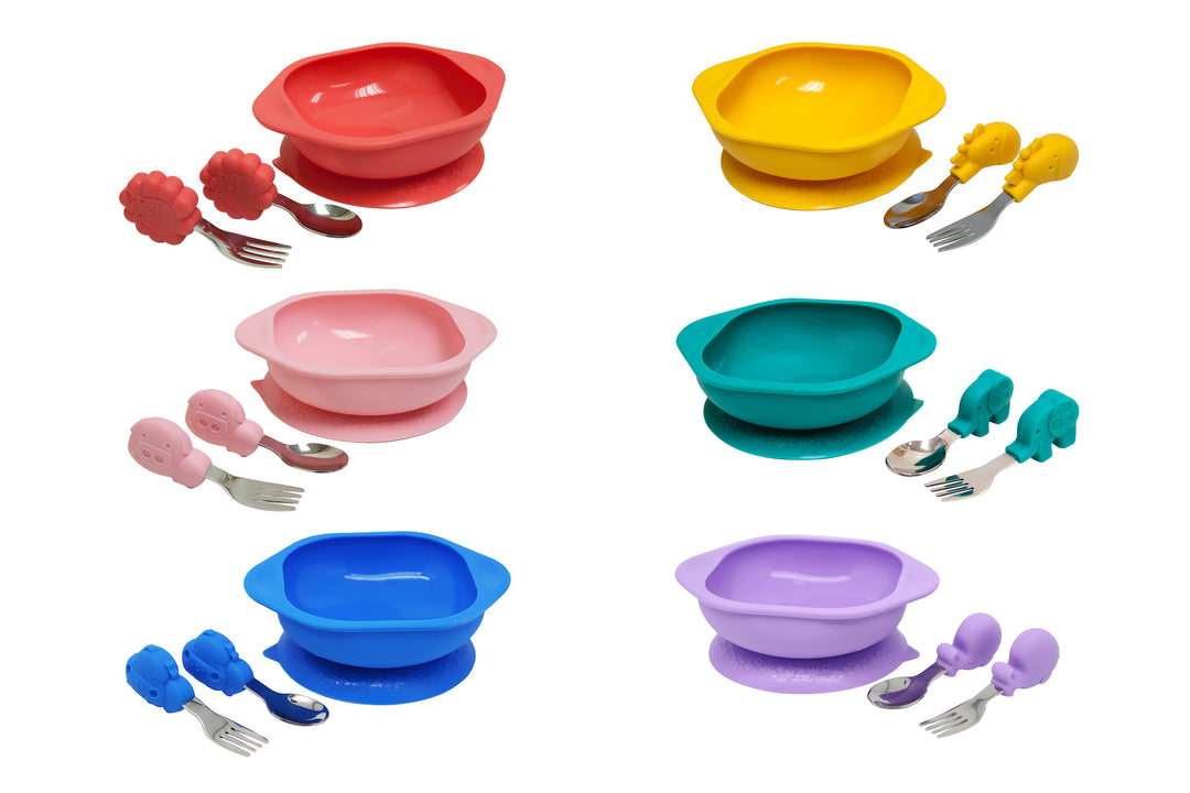 Marcus & Marcus Yummy Dips Plates & Toddler Mealtime Set
