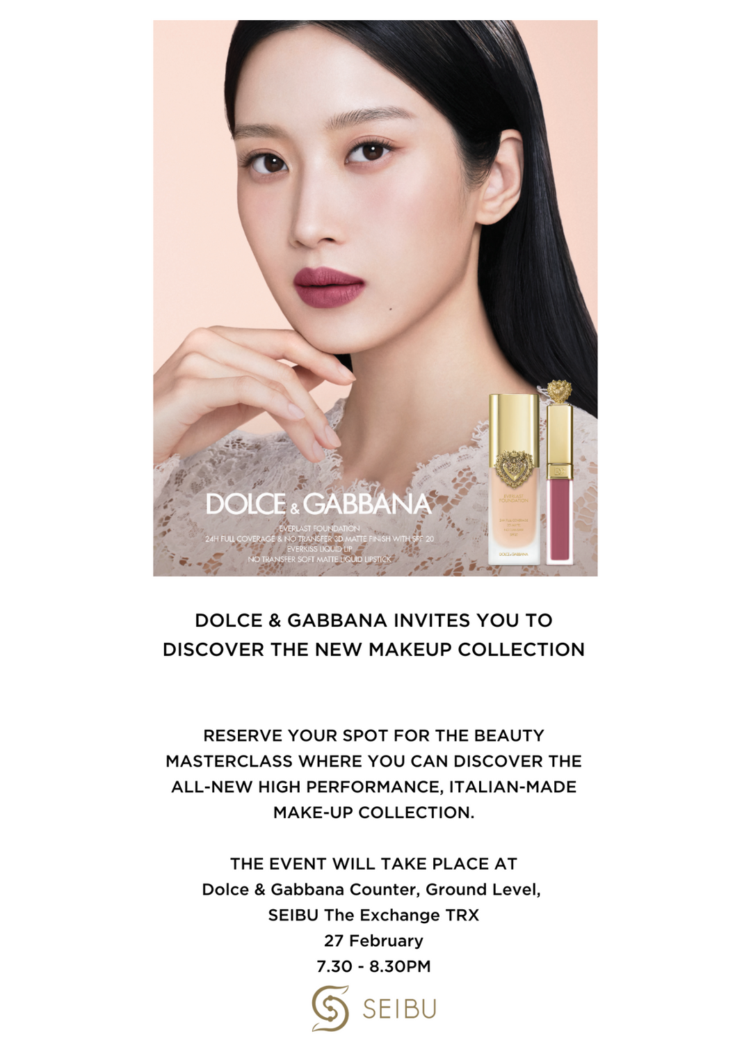 Dolce & Gabbana Beauty Masterclass