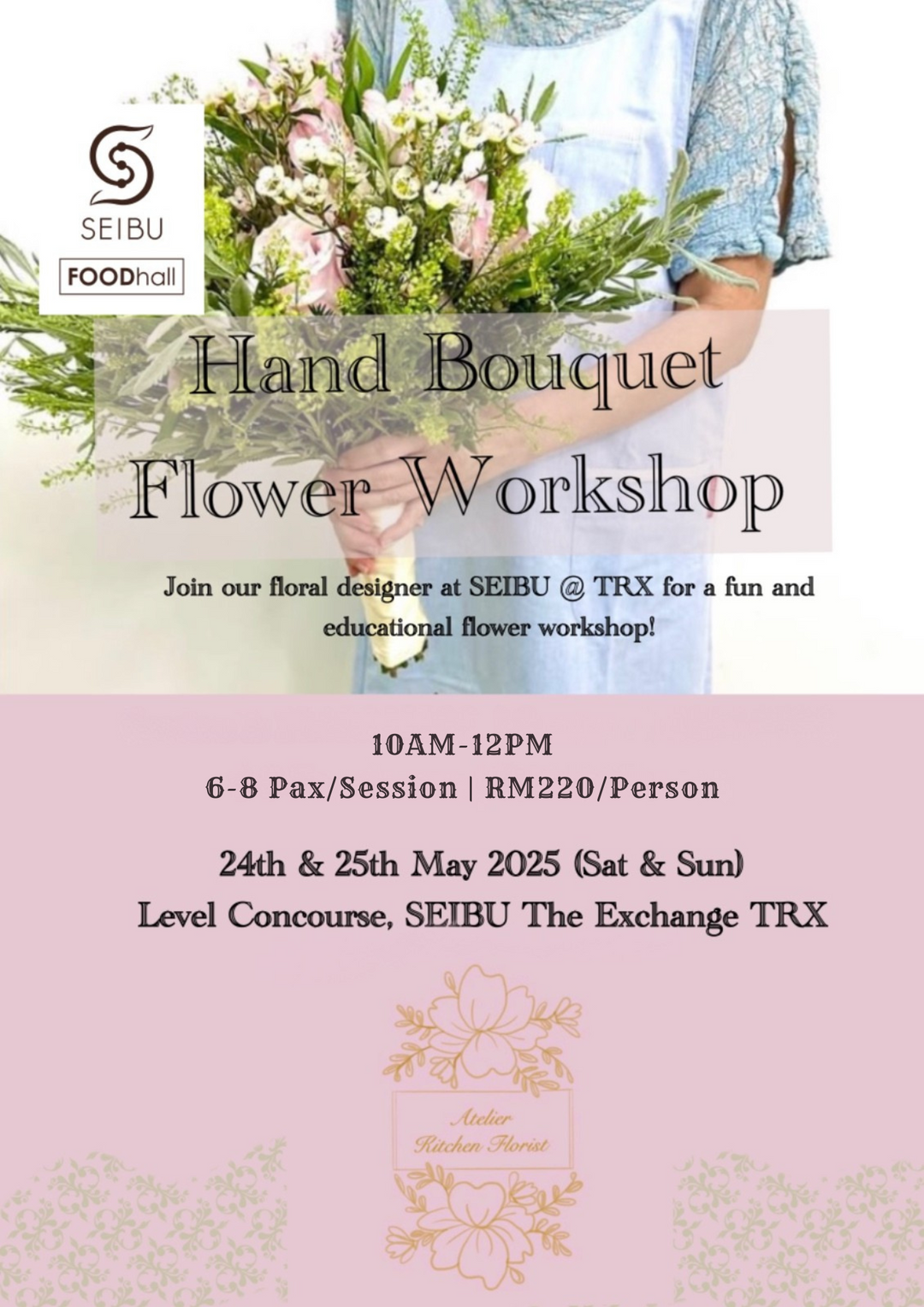 Hand Bouquet Flower Workshop