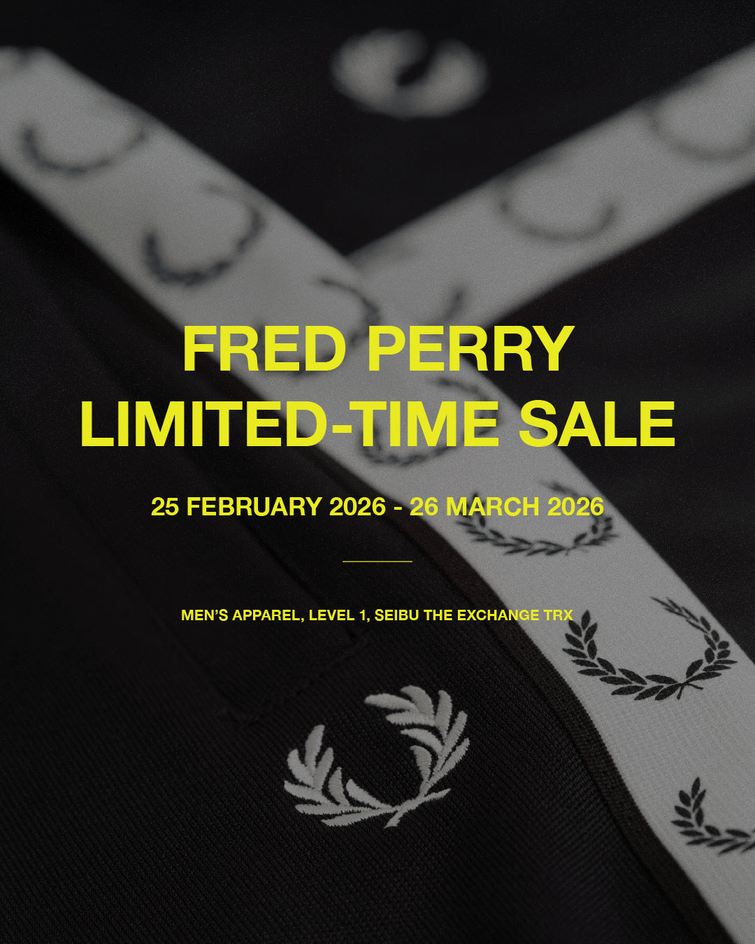 Fred Perry Limited-Time Sale