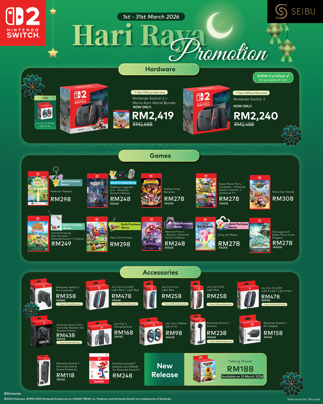 Nintendo Switch Raya Promotion