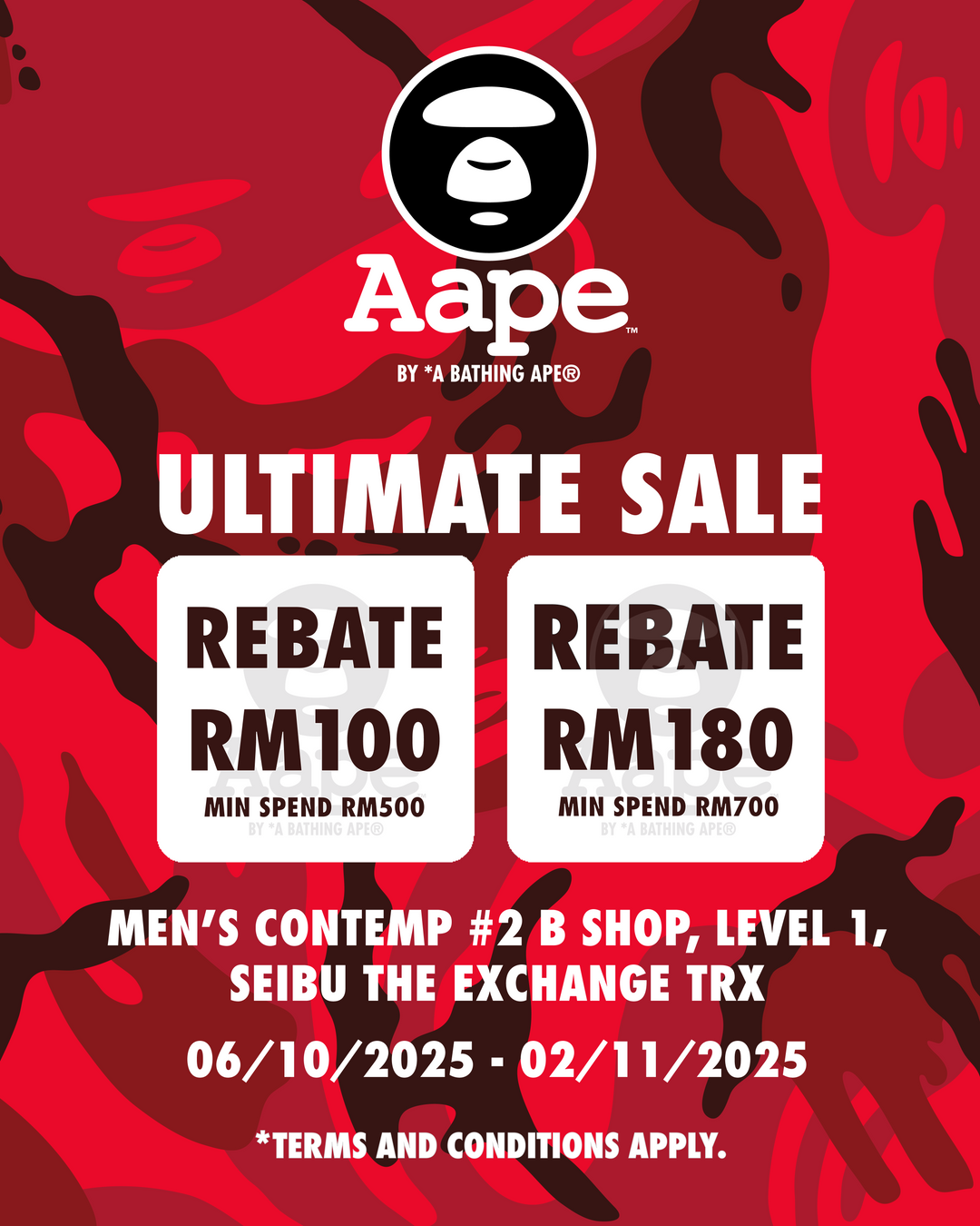 AAPE ULTIMATE SALE