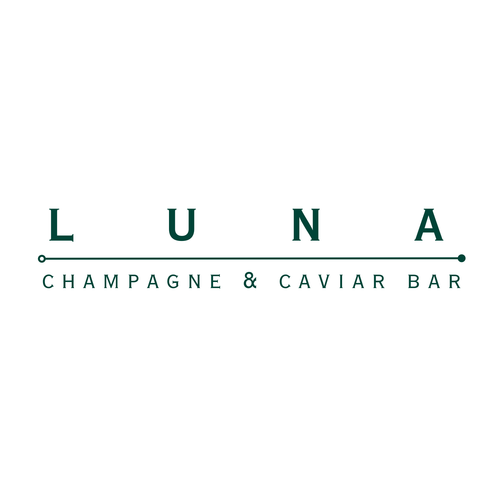 Luna Champagne & Caviar Bar Logo